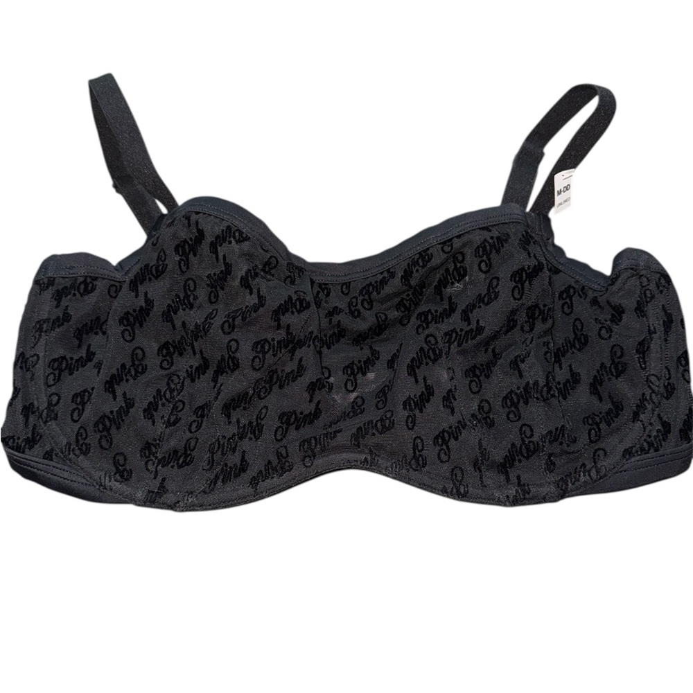 PINK Victoria's Secret Black Bra Intimates Sleepwear